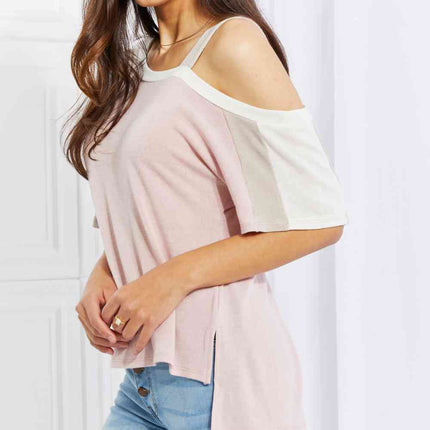 Andree by Unit Full Size Something Simple Cold Shoulder Tee