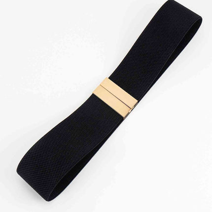 Alloy Buckle Elastic Belt