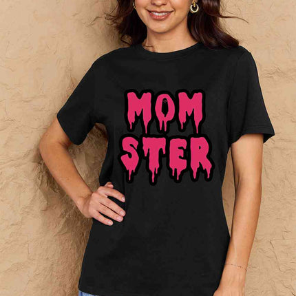 Simply Love Full Size MOM STER Graphic Cotton T-Shirt