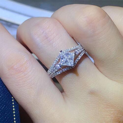 1 Carat Moissanite 925 Sterling Silver Ring - Vickie Lynn's
