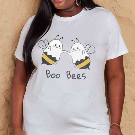 Simply Love Full Size BOO BEES Graphic Cotton T-Shirt