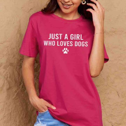 Simply Love Full Size Dog Paw Graphic Cotton T-Shirt