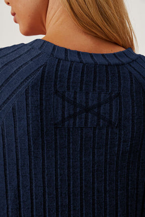 Basic Bae Full Size Ribbed Thumbhole Sleeve T-Shirt - Vickie Lynn's