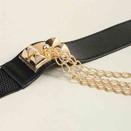 Elastic Belt with Chain