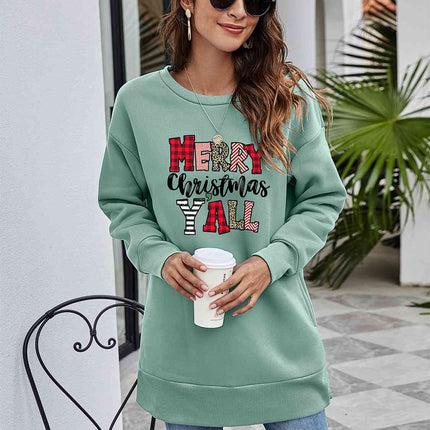 MERRY CHRISTMAS Y'ALL Graphic Sweatshirt