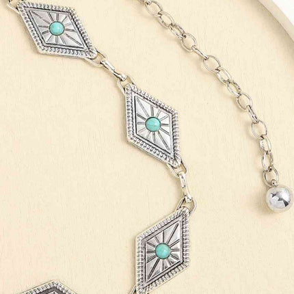 Vintage Turquoise Alloy Belt