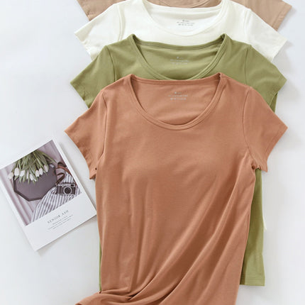 Round Neck Short Sleeve T-Shirt