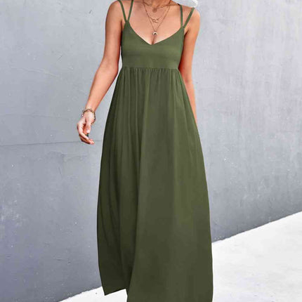 Double Strap Tie Back Dress