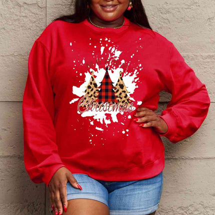 Simply Love Full Size MERRY CHRISTMAS Graphic Sweatshirt