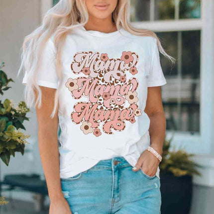 Graphic Round Neck Short-Sleeve Tee