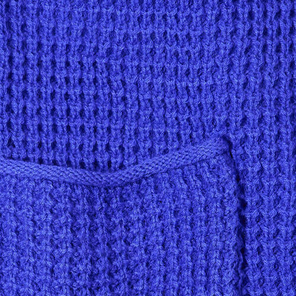 Zenana Full Size Waffle-Knit Open Front Cardigan