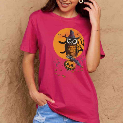 Simply Love Full Size Holloween Theme Graphic Cotton T-Shirt