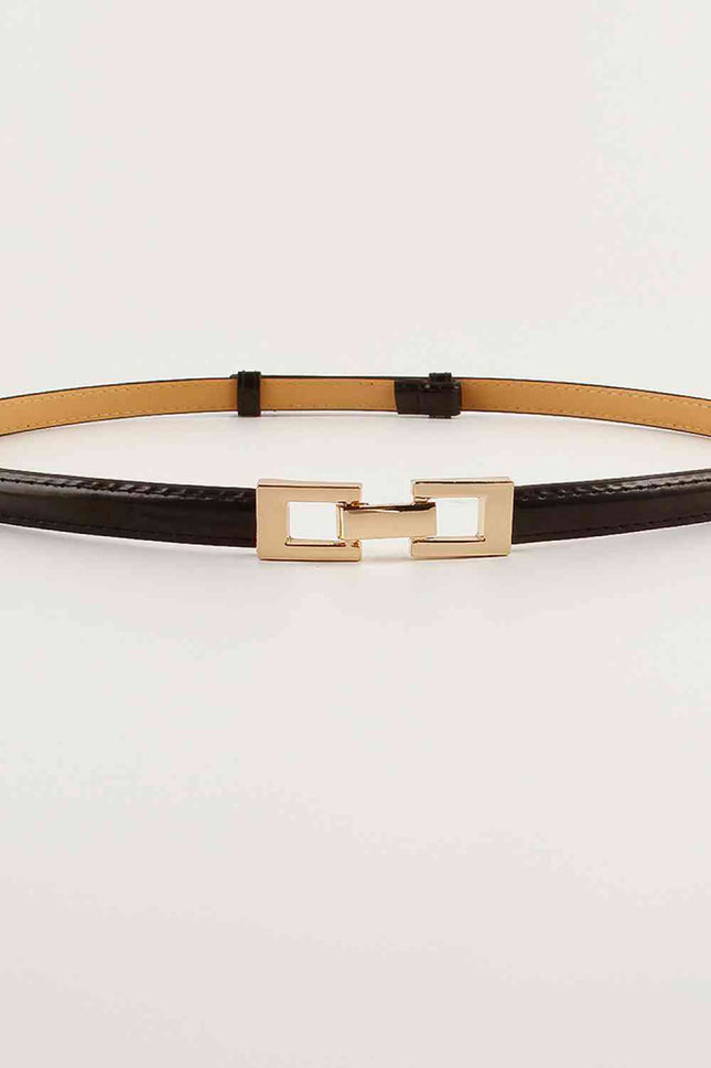 PU Skinny Belt