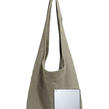 Large Canvas Crossbody Bag