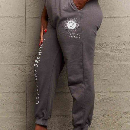 Simply Love Full Size CELESTIAL DREAMER Graphic Sweatpants