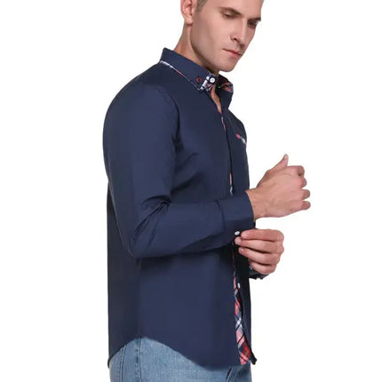 Men's Plaid Long Sleeve Shirt