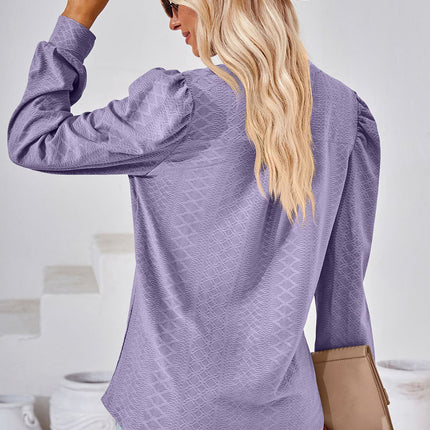 Notched Long Sleeve T-Shirt