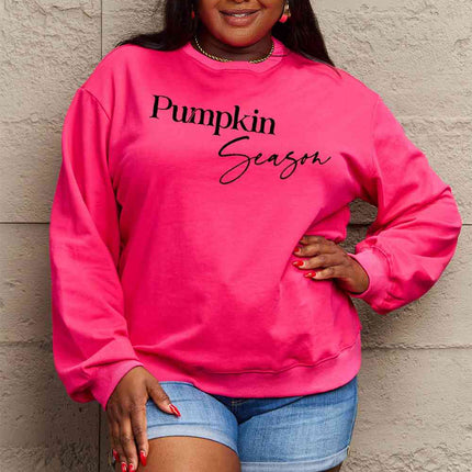 Simply Love Full Size PUMPKIN SEASON Graphic Sweatshirt