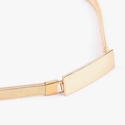 Elastic Iron Skinny Belt