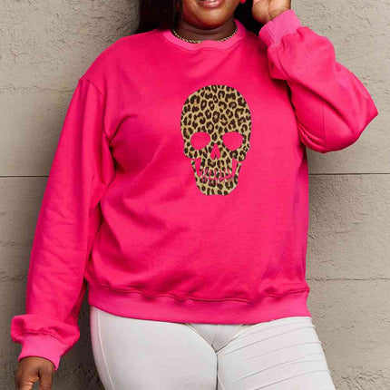 Simply Love Full Size Drop Shoulder Graphic Sweatshirt