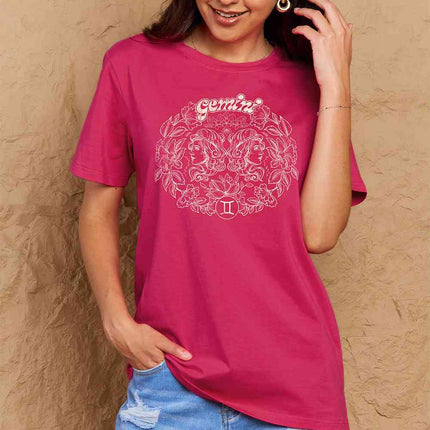 Simply Love Full Size GEMINI Graphic T-Shirt