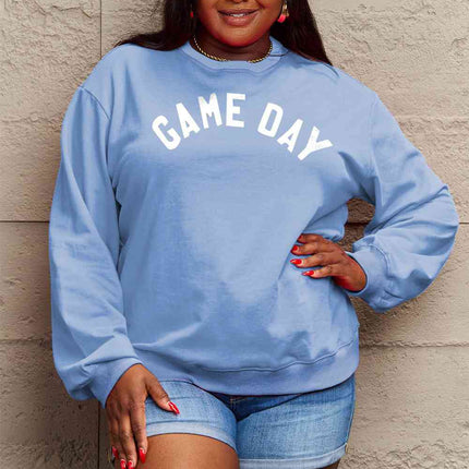 Simply Love Full Size GAME DAY Graphic Sweatshirt