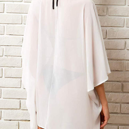 Open Front Half Sleeve Cover-Up