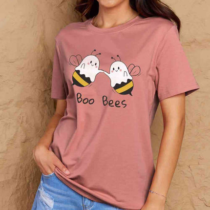 Simply Love Full Size BOO BEES Graphic Cotton T-Shirt