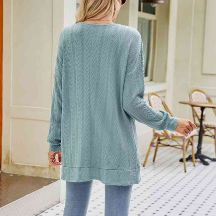 Long Sleeve Pocketed Cardigan