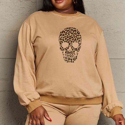 Simply Love Full Size Drop Shoulder Graphic Sweatshirt