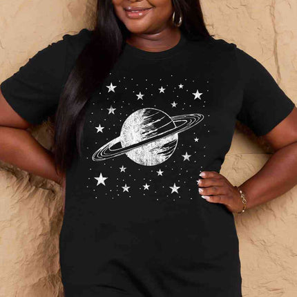 Simply Love Full Size Planet Graphic Cotton T-Shirt