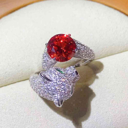 2 Carat Moissanite Adjustable Animal Ring - Vickie Lynn's