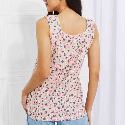 Heimish Full Size Printed Sleeveless Top