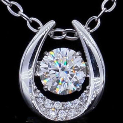 Moissanite Zircon Pendant Necklace