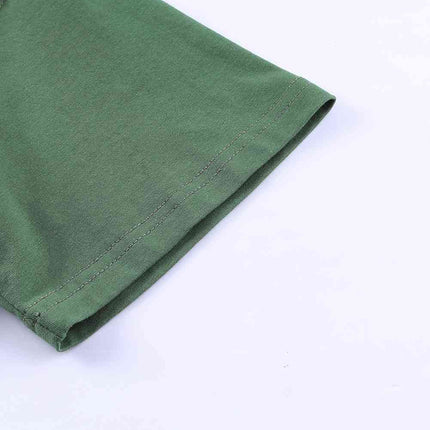 Graphic Round Neck Pocket Tee