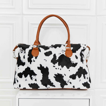 Animal Print Brushed Weekender Bag