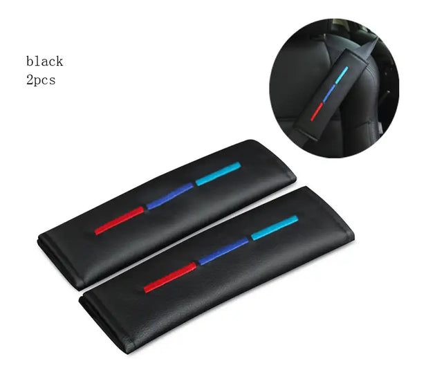 Car seat belt shoulder cover leather soft car accessories