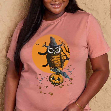 Simply Love Full Size Holloween Theme Graphic Cotton T-Shirt