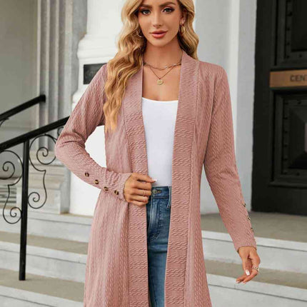 Long Sleeve Open Front Cardigan