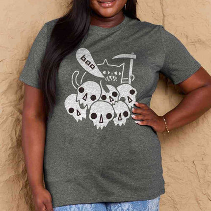 Simply Love Full Size Graphic BOO Cotton T-Shirt