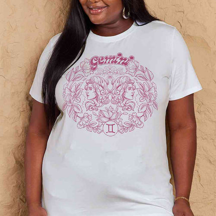 Simply Love Full Size GEMINI Graphic T-Shirt