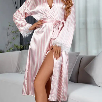 Albornoz con cinturón para mujer Ropa de estar por casa 