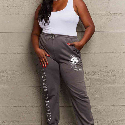 Simply Love Full Size CELESTIAL DREAMER Graphic Sweatpants
