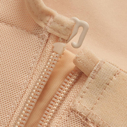 Full Size Side Zip Up Wide Strap Shapewear