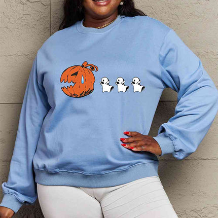 Simply Love Full Size Graphic Dropped Shoulder Sweatshirt
