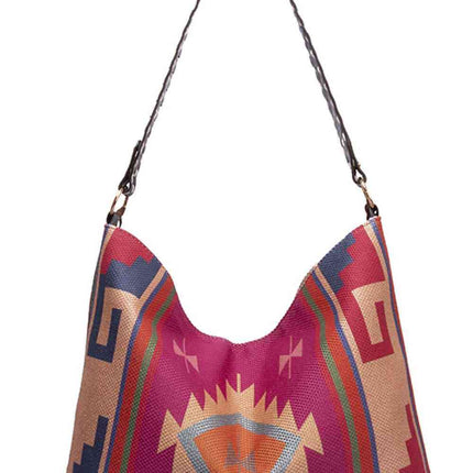 Geometric Canvas Tote Bag