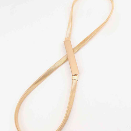 Elastic Iron Skinny Belt