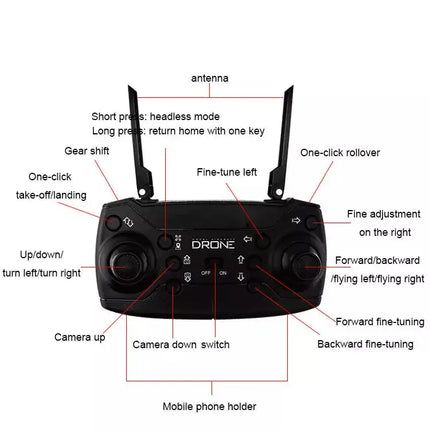 Drone RC aéreo profesional 4K 2.4G HD 