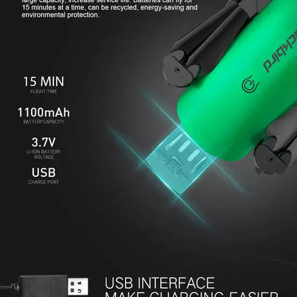 2.4G Wifi FPV Dual Camera Drone