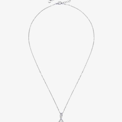 2 Carat Moissanite 925 Sterling Silver Necklace